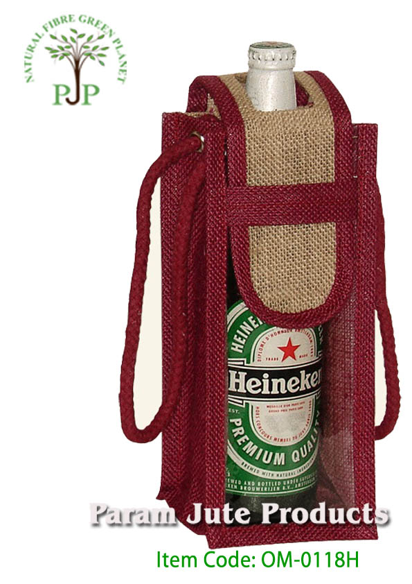 Jute Wine Bags