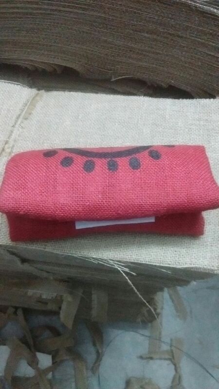 Folding Hessian Tote Bags