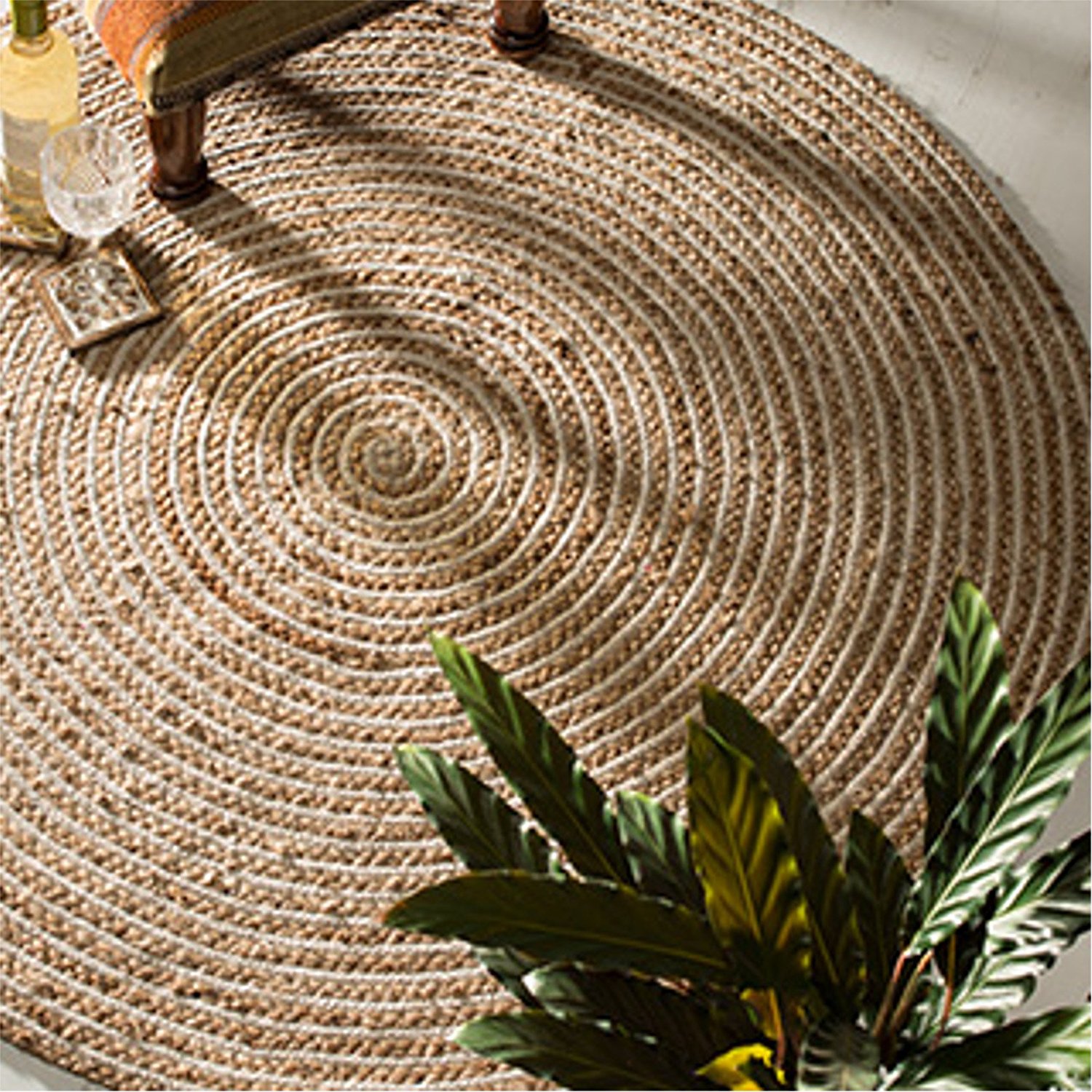Round jute rugs