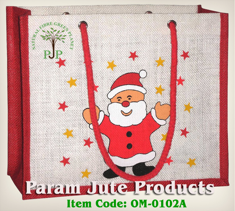 Jute Christmas Bags
